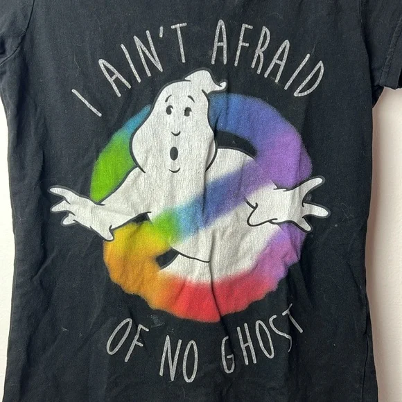 Ghostbusters Kids Black T-Shirt - Picture 2 of 4